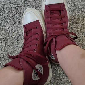 Maroon Red Converse
